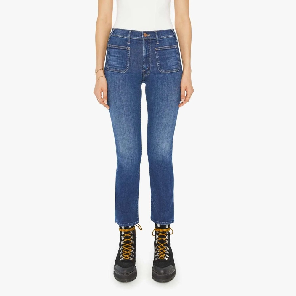 Mother‎ the Patch Pocket Insider Flood Jeans On Your Left Flare Size 30